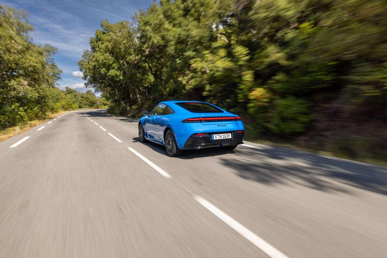 achterkant van de nieuwe honda prelude