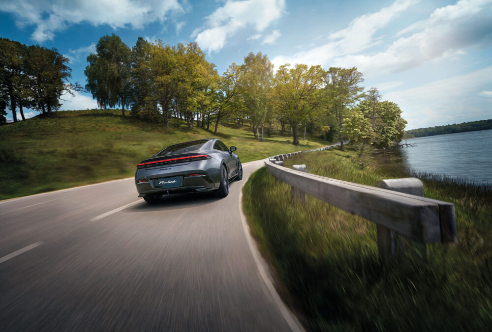 honda prelude schuin achter